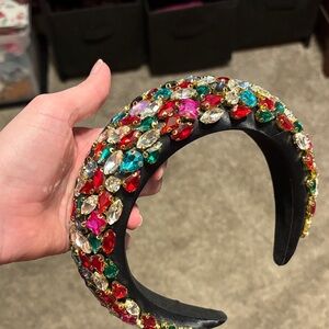 Multicolor Jeweled Headband